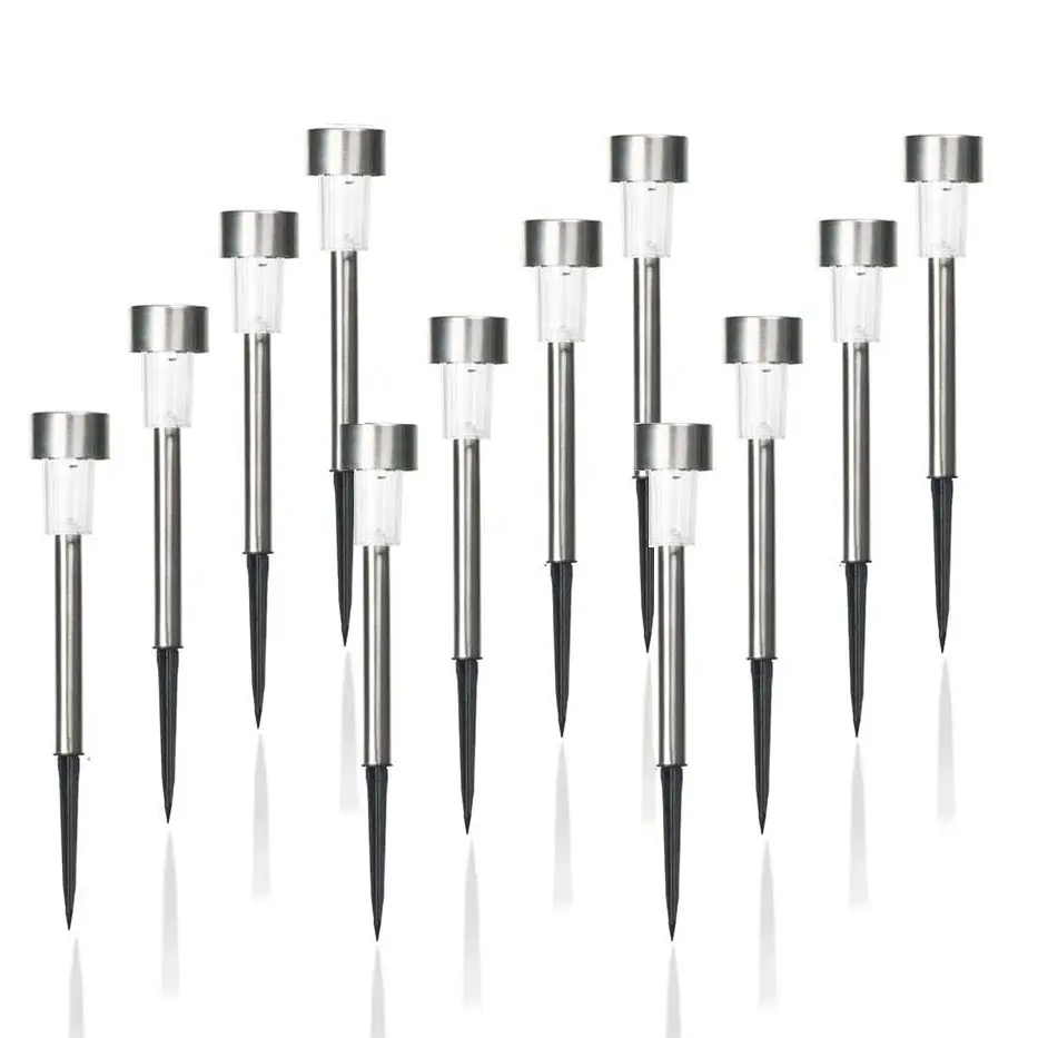 

Solar Led Light Garden Light Outdoor Stainless Steel Waterproof Landscape Lighting Emergency Light Home Garden Decor