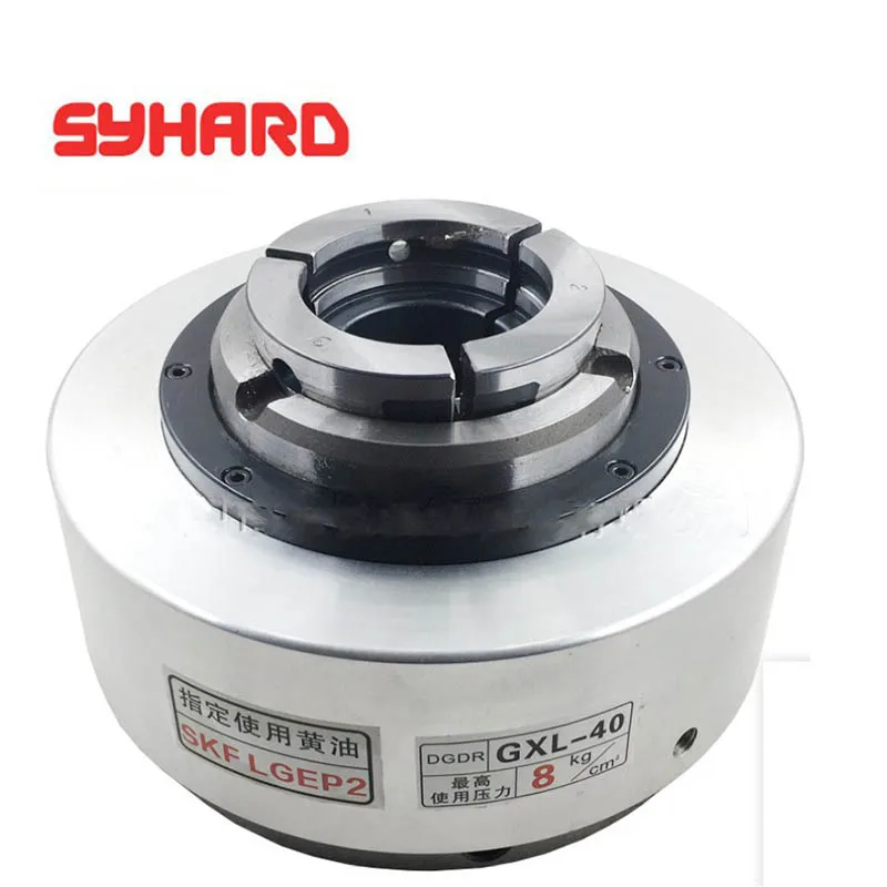 

Rotary Power Chuck Large Stroke 2.5mm Pneumatic Chuck Air Pressure Front Mounted Robot Chuck GXL-25 GXL-40 GXL-70 GXL-90 GXL-120