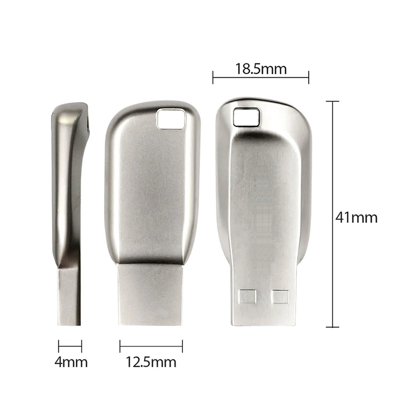 Metall Pen Drive Usb-Stick Wasserdicht Sticks U Disk Usb Stick 64GB 32GB 16GB 8GB 4GB Key Usb 2,0 Flash Disk