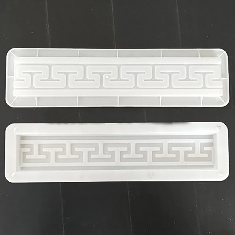 3D Carving Anti-Slip Concrete Plastic Paving Molds Cement Antique Brick Square Garden Path Making Brick Paving Mould