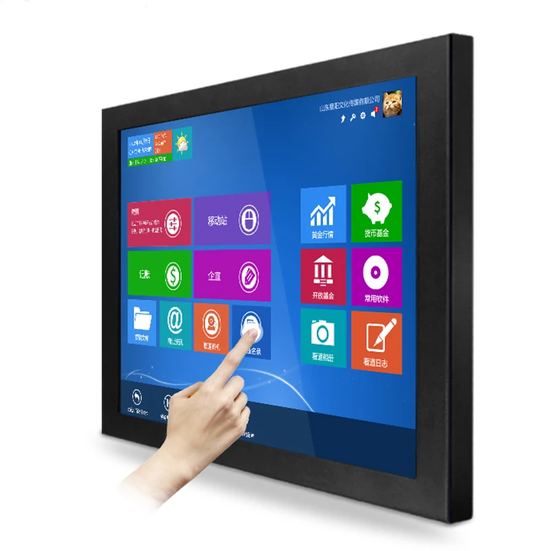 21.5 Inch Industrial Computer Tablet All in one PC Panel Resistive Touch Screen i3/i5/i7 Bulit-in Wifi Com Embedded Mounting
