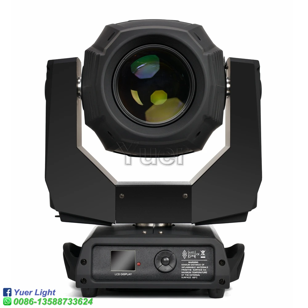 Profissional Moving Head Light, DMX DJ Disco Party, Wedding Stage Effect Iluminação, 1 Roda de Cor, 2 Gobo Rodas, 350W