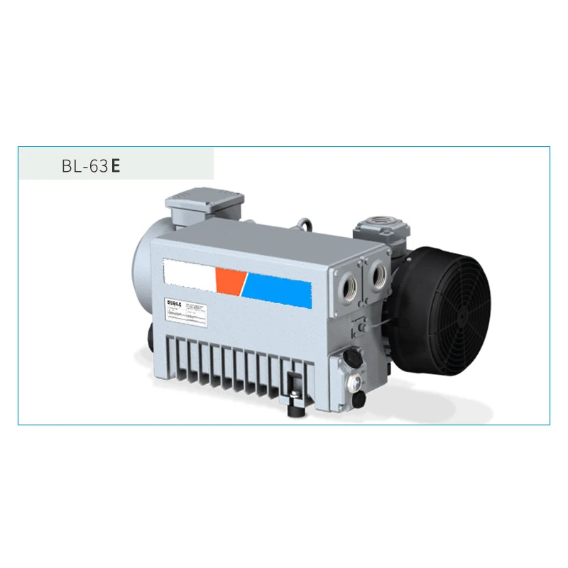 63E Oil Lubricated 2200w Rotary Vacuum Pump Industrial Transmission Rotary Vane Vacuum Pump 63m3/H  380V