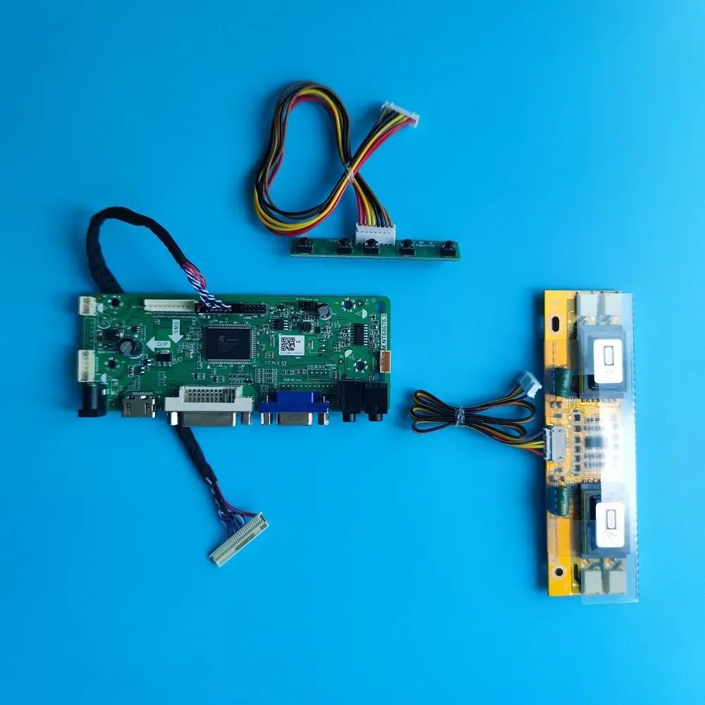 

Комплект для LTM200KT01 1600 × 900 м. NT68676 DIY 20,0 "LVDS 4 лампы контроллер платы экрана панель 30pin VGA DVI