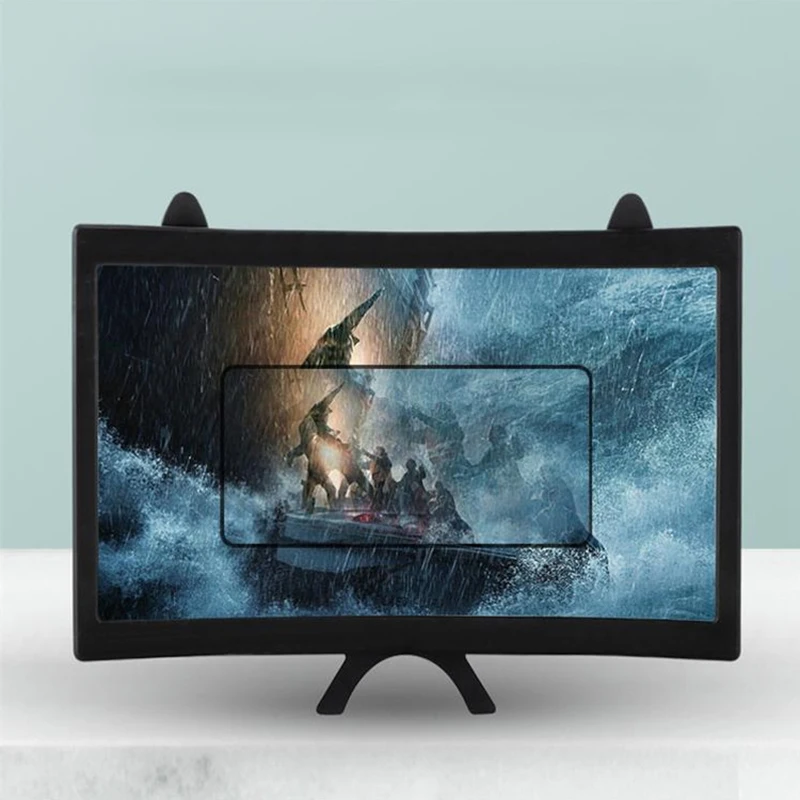 Screen Amplifier Desktop Phone Portable Holder Stand Screen Enlarger Projector for Any Smartphone Mobile Phone Holder