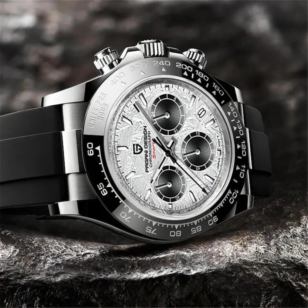 

2021 New PAGANI Design Men's Quartz Watches Top Brand Sapphire Luxury Sports Watch Men's Waterproof Chronography Reloj Hombre