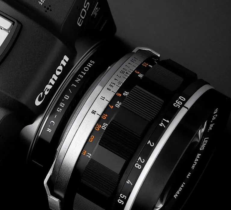 SHOTEN L/0.95-C.R 어댑터, 캐논 RF 마운트, EOSRP R5 R6 L095-CR 렌즈 어댑터, 캐논 50mm F0.95 / L39 렌즈