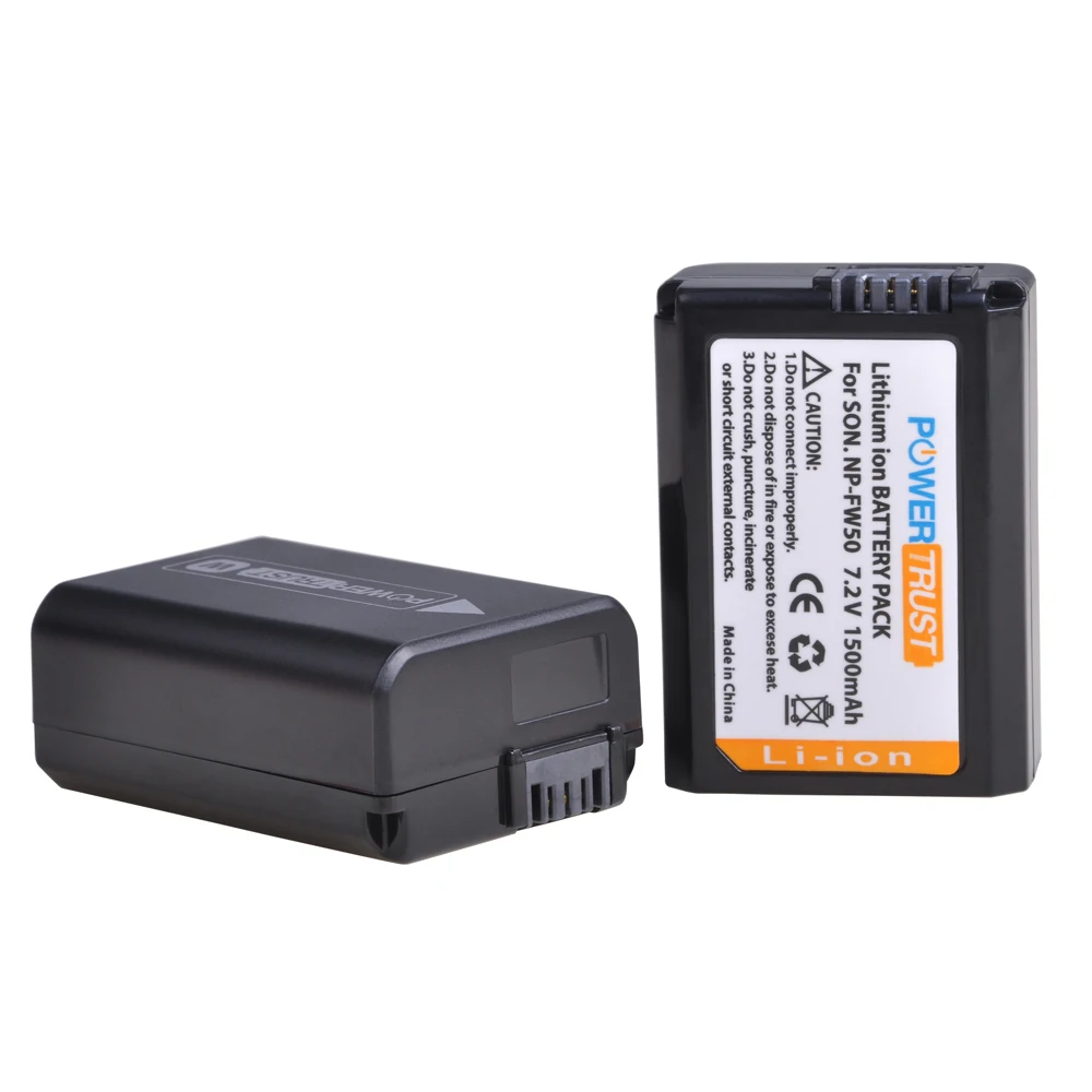 NP-FW50 NPFW50 NP FW50 แบตเตอรี่และ LED สำหรับ Sony A6000 A6400 A6300 A6500 A7 A7II A7RII A7SII A7S A7S2 a7R A7R2 แบตเตอรี่