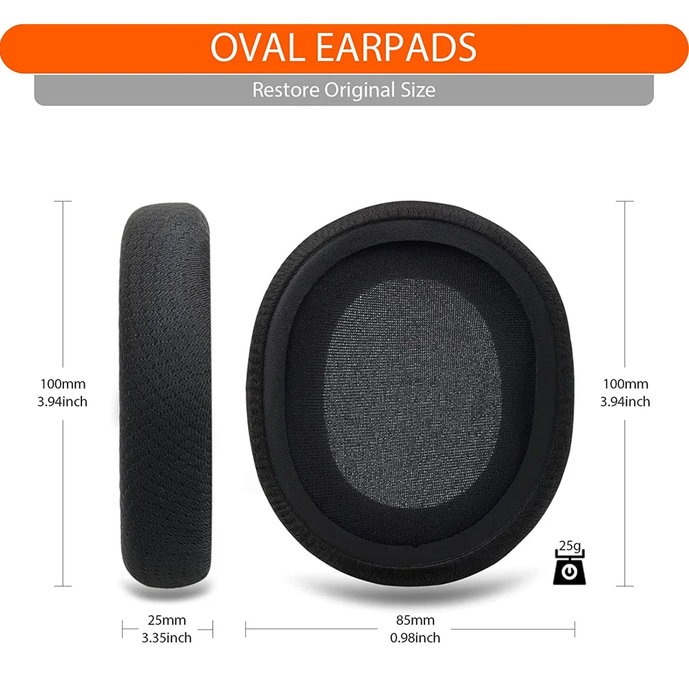 Cuscinetti auricolari per cuffie di ricambio GEVO per cuffie SteelSeries claw is 3/5/7/9X/pro cuffie senza fili in tessuto per giochi