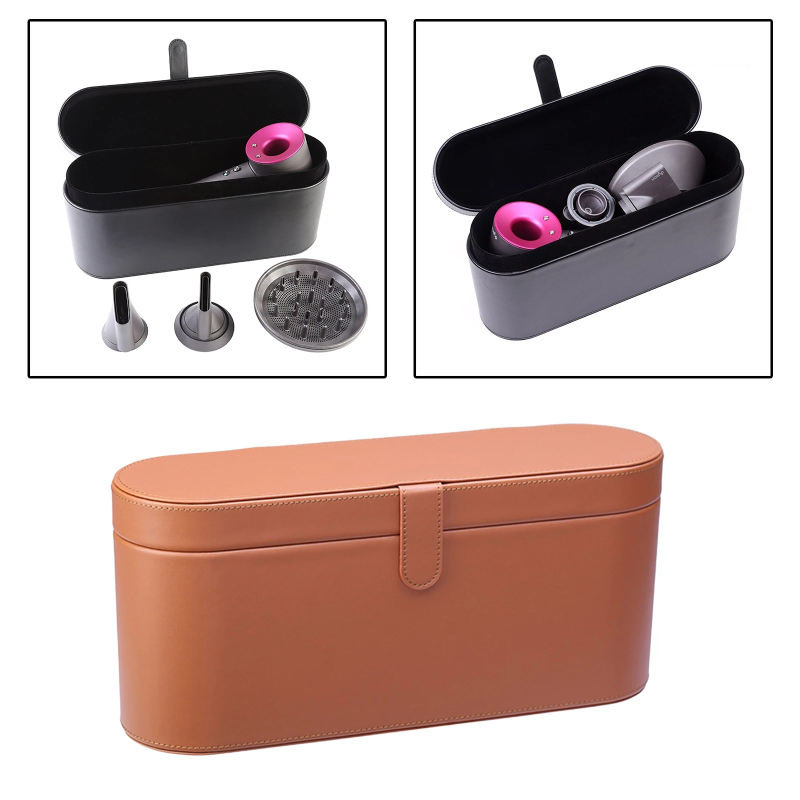 Organizzatore portatile della scatola di immagazzinaggio dell\'asciugacapelli per l\'asciugacapelli supersonico di Dyson adatto agli accessori