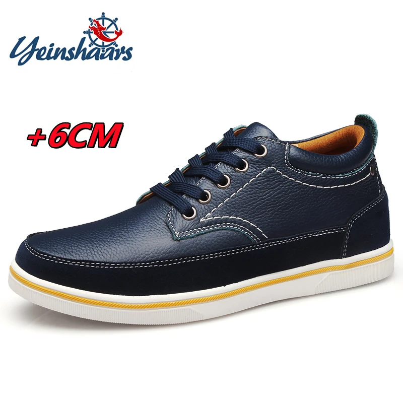 YEINSHAARS-Chaussures rehaussantes formelles pour hommes, chaussures rehaussantes, augmentation recommandée, l\'offre elles intérieures, 6cm de haut