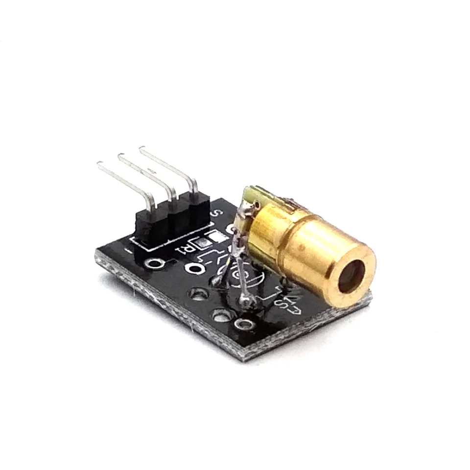 KY-008 3Pin 650nm Laser Head Sensor Red Laser Transmitter Dot Diode Copper Head Module 5V Laser Tube DIY