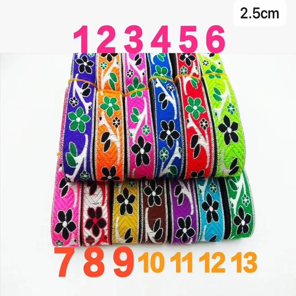 2.5cm ethnic style folk style nation style jacquard ribbon,jacquard webbing,garment ribbon,shoes ribbon,bag ribbon,QC0707J