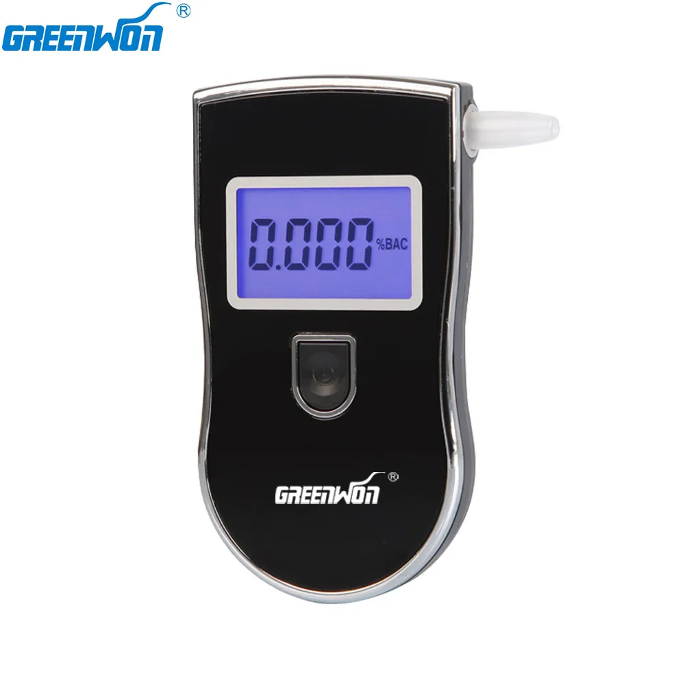 GREENWON Digital Breath Alcohol Tester Breathalyzer  Alcohol Meter AT818 disposable breathalyzers