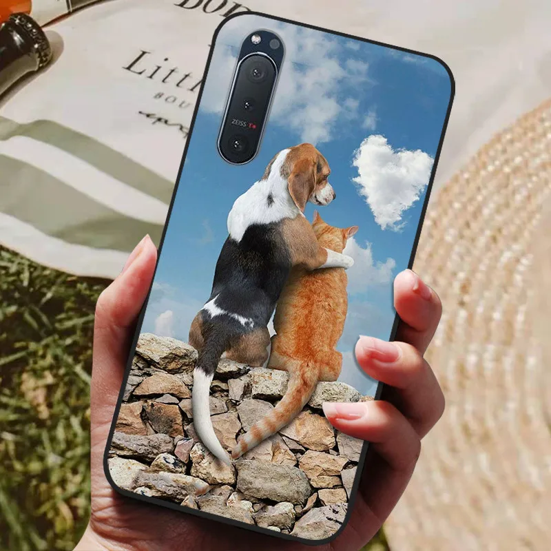 For Sony Xperia 5 II Case Silicon Back Cover Phone Case for Sony Xperia 5 II Cases Xperia1 III L4 Soft bumper coque Cool Fundas