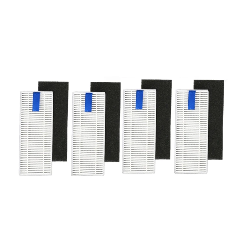 4 Bộ Lọc HEPA + Tặng 4 Miếng Mút Lọc Cho Tefal RG6875 RG6825 Robot Máy Hút Bụi Dự Phòng Các Phần Phụ Kiện