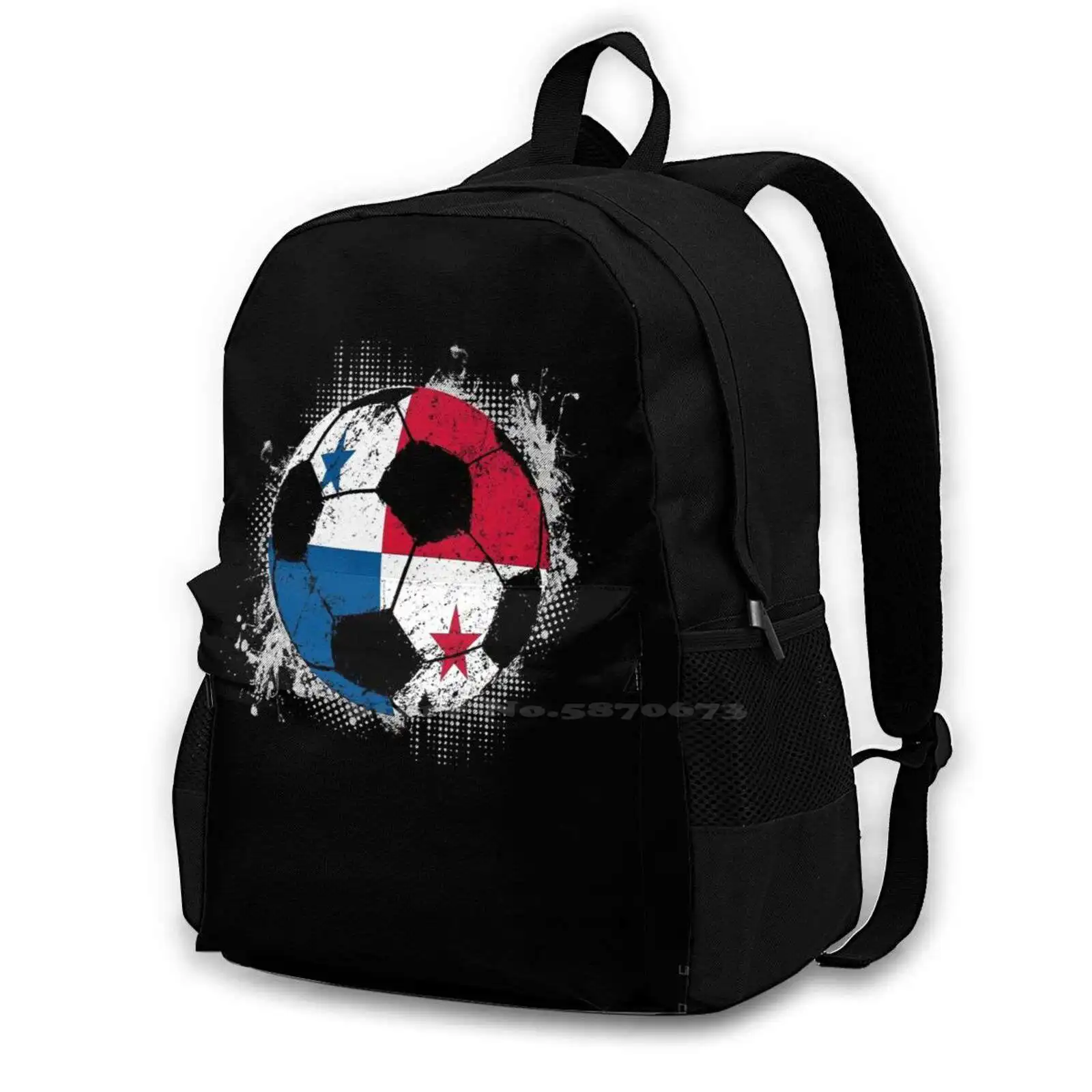 Panama Football Gift Large Capacity School Backpack Laptop Travel Bags Birthday Christmas Football Footballgame Premierleague