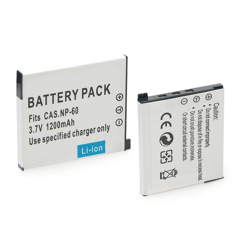 1200mAh CNP-60 CNP 60 CNP60 NP60 action Camera Battery For CASIO EX-Z80 S10 Z9 FS10 S12 Z20 Z29 Z85 bateria 3.7V Battery