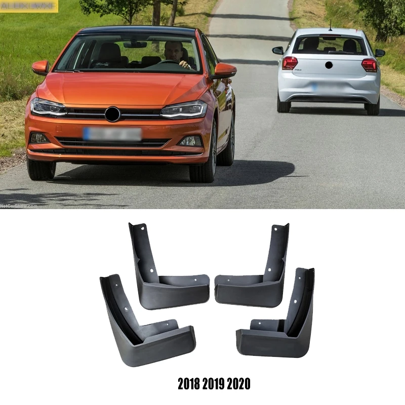 

2014-2020 Mudflaps Splash Guards Mud Flap Mudguards Fender Front Rear Molded Car Accessories for Volkswagen POLO GTI 6c Mk6 MK7