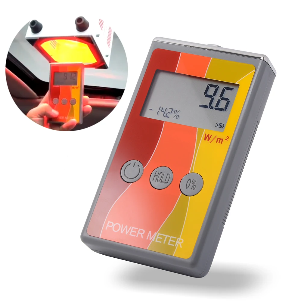 FOSHIO Infrared Intensity Solar Power IR Detection Meter Car Windshield Film Tester Window Glass Heat Thermal Insulation Gauge