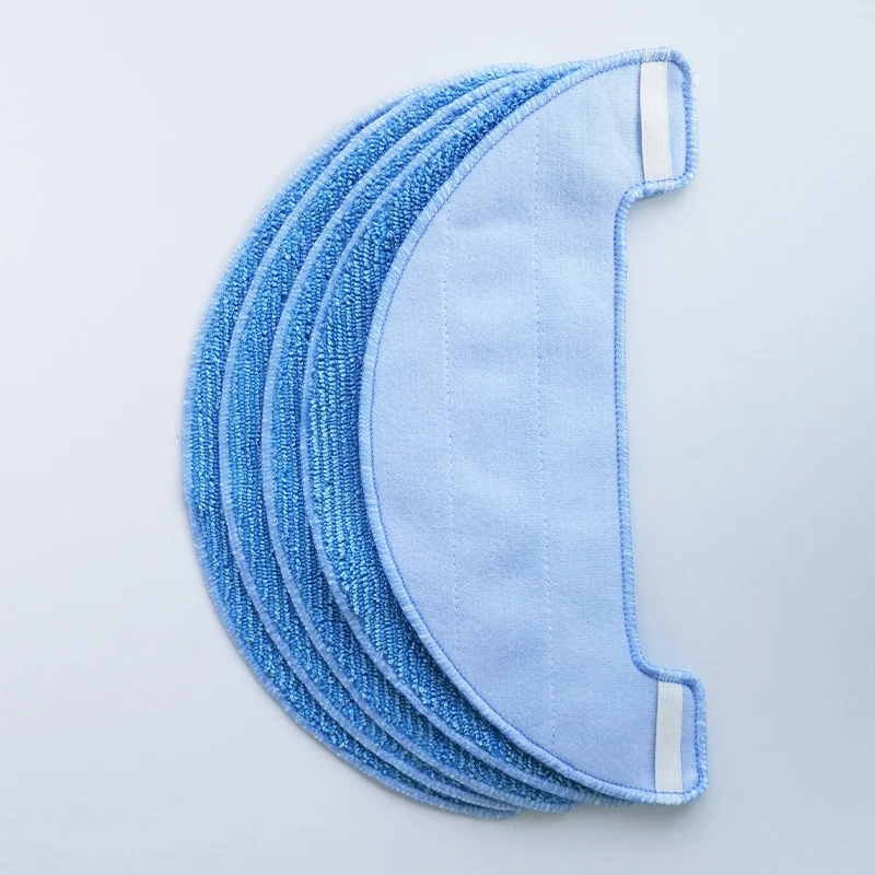 5pcs Vacuum Mop Cloth for Polaris PVCR 0726w 0826 0926w Robot Vacuum Cleaner Parts Cleaning Mop Clothes Replacement