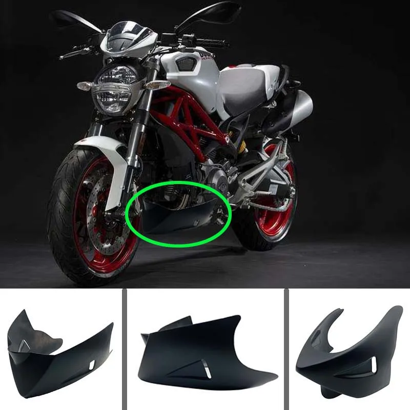 

For Ducati 696 795 796 M1100 Motorcycle adaptations Engine protection cover Engine baffle lower shroud fairing part