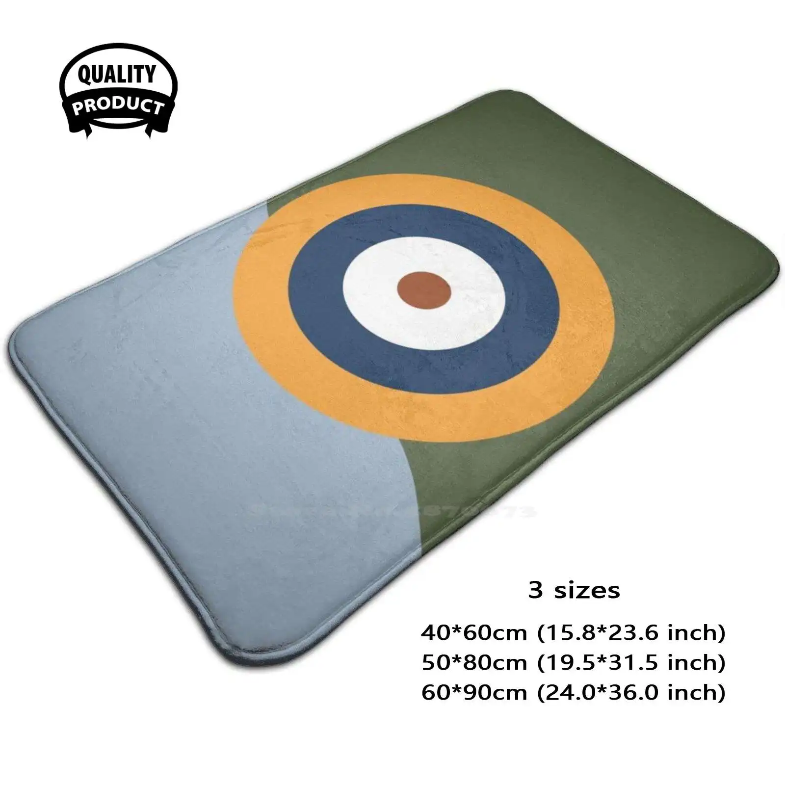 Raf & Colours Soft Cushion Home Carpet Door Mat Car Rug Military Us Air Force Raf Royal