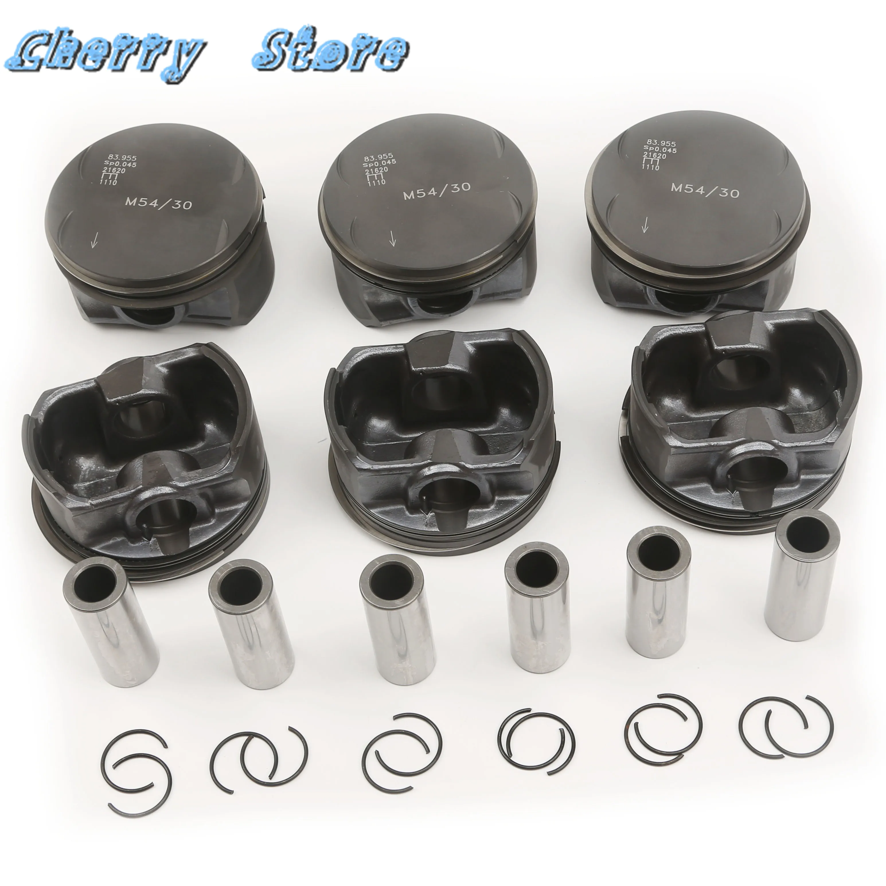 STD 84MM 22MM Pistons & Rings Set For BMW Z3 3.0i Coupe Roadster E46 330Ci Coupe 330i Sedan E39 E60 530i Sedan X3 X5 3.0i SAV