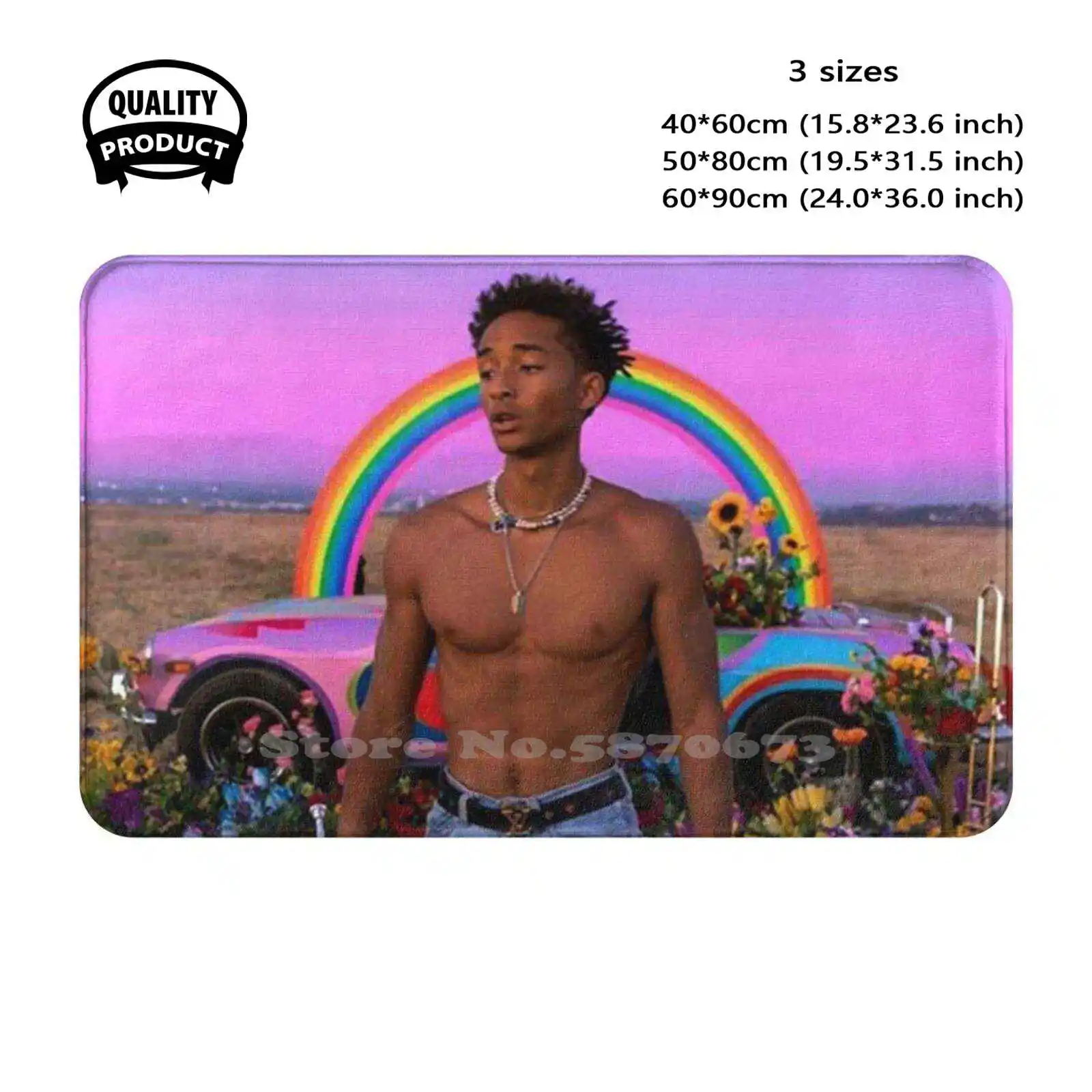 Jaden Smith Soft Cushion Home Carpet Door Mat Car Rug Syre Jaden Smith Smiths Tyler The Creator Chill Hip Hop Melancholic Will