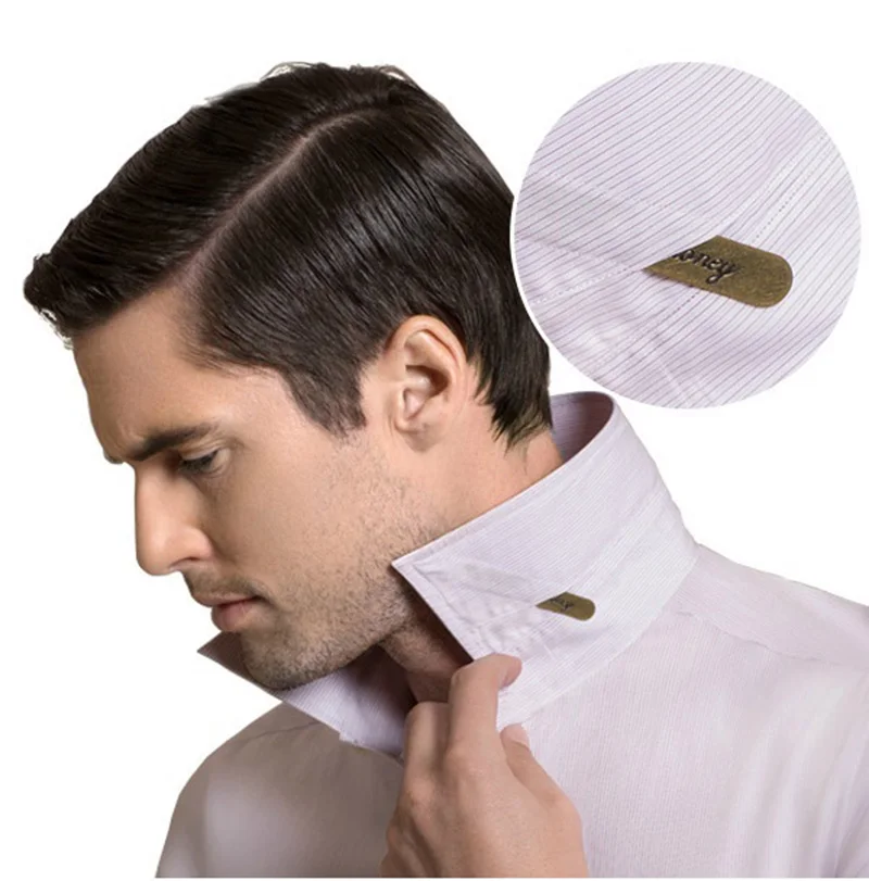 Qi Qi Wu Mens Collar Stays Stainless Steel Man or Women Shirt Collar Fixed Collar Stay Neckline Collar Pin Collar Stay Gift image 2