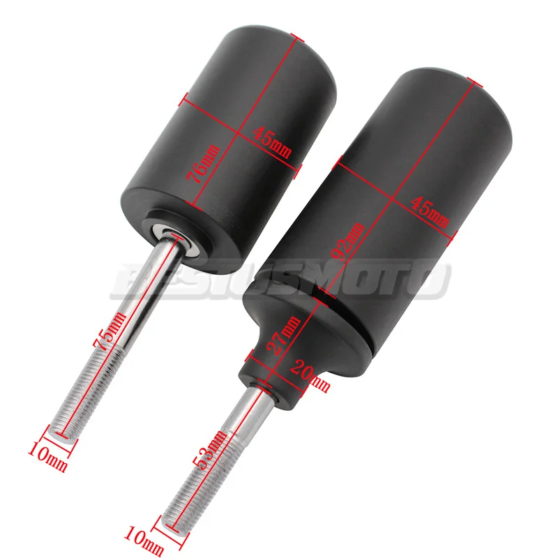 Motorcycle No Cut Frame Sliders Crash Falling Protection For Kawasaki Ninja ZX6R ZX-6R ZX 6R ZX6RR ZX636 2003 2004