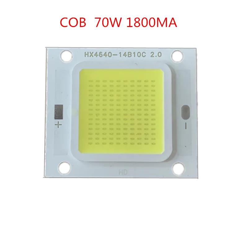 20pcs/LOT COB hight power full power 4640 70W LED lamps 10000LM warm white blub  long life good 3years for floodlight