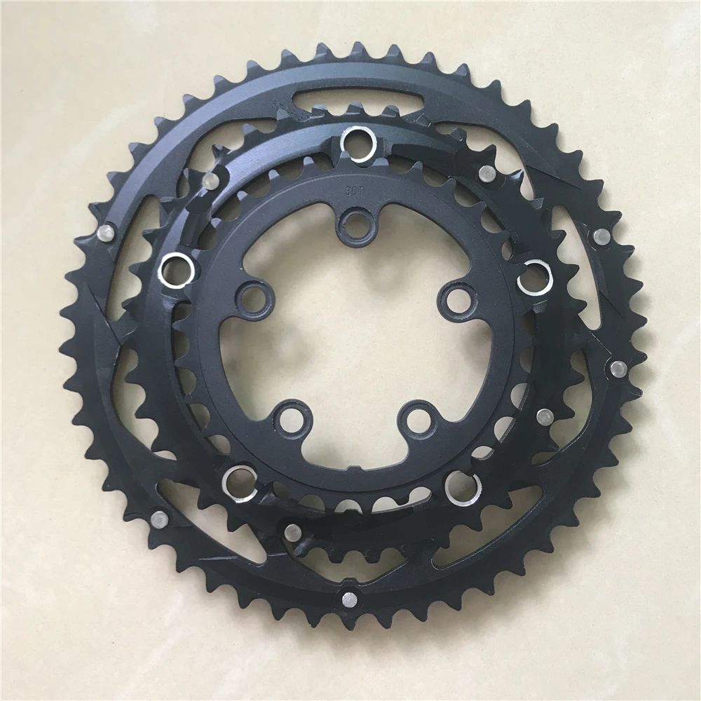 Road Bicycles 130-74 BCD Chainring 50/39/30T Triple Speed Aluminum Alloy Folding Bike Chain Wheel MTB Chainwheel CNC