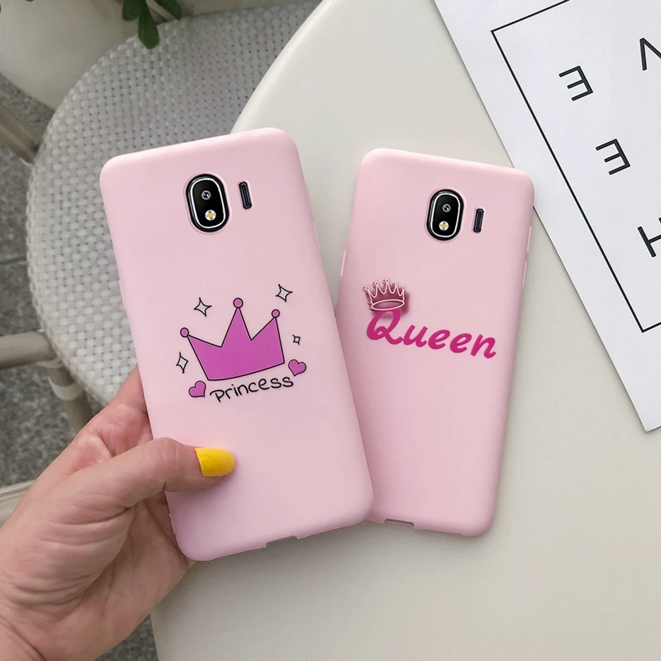 Pełna pokrywa dla Samsung Galaxy J4 2018 przypadku J400F śliczny nadruk telefon miękka TPU etui na samsunga J4 2018 J 4 SM-J400F J400 zderzak — zdjęcie 6