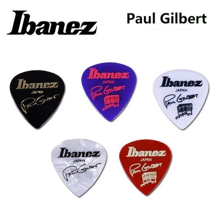 Ibanez Paul Gilbert Blue Signature Pick Plectrum Mediator, Sell by 1 Piece