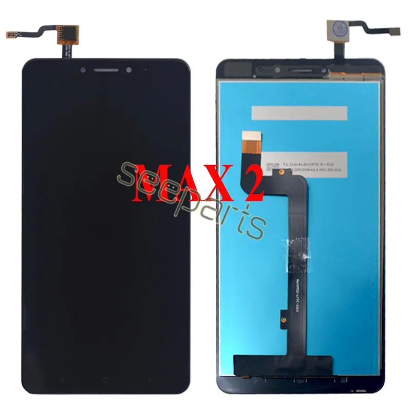 For Xiaomi Mi Max 3 LCD Display Touch Screen Digitizer Assembly For Xiaomi Mi Max 2 LCD Max3 Screen Replacement Black White