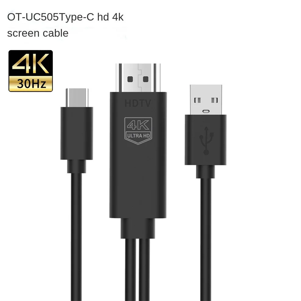 LccKaa-Adaptador de Cable compatible con tipo C a HDMI, convertidor USB 3,1 4k con carga de vídeo HDTV para Samsung Galaxy S9/S8/Note 9