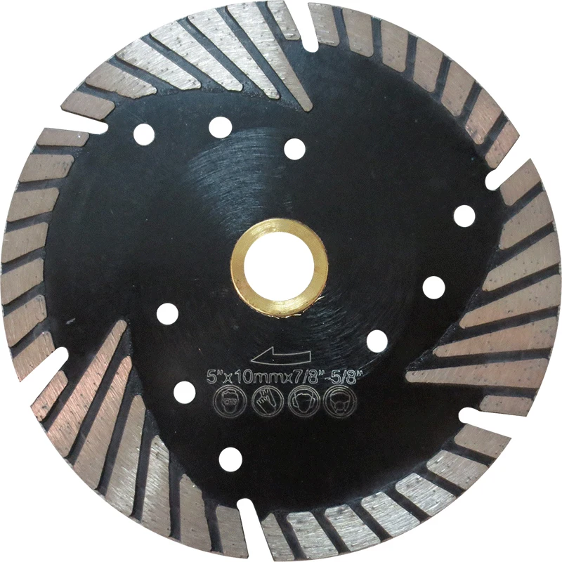 4 Stks/partij 180X7X22.23Mm Koude Pers Turbo Diamant Zaagblad Voor Bakstenen, Graniet, marmer En Beton. Nat Snijden! Universele Cut.