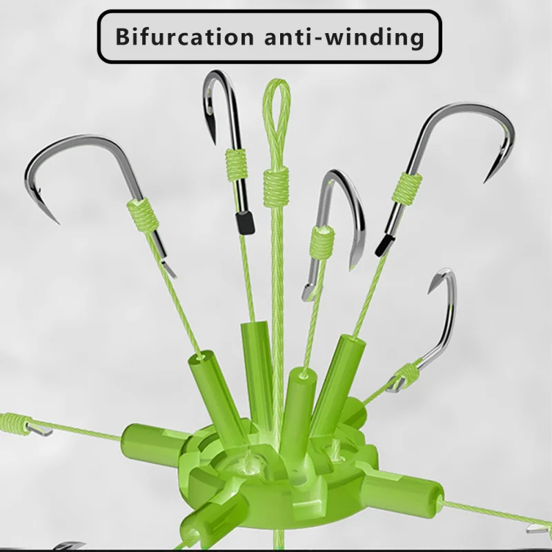 Fish Hooks Fishing Flap Explosion String Hook Anti-Winding Lines Fishing Tackle Spider Hooks Set Carp High рыболовные товары