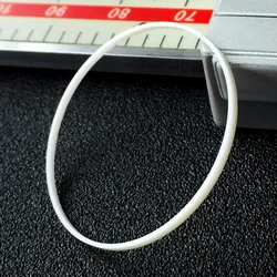 White Gasket 0.5mm Thick 1.2mm High 16-24.5mm I Ring Fits Front Watch Crystal Glass Repair Parts Watches Accessories，1pcs