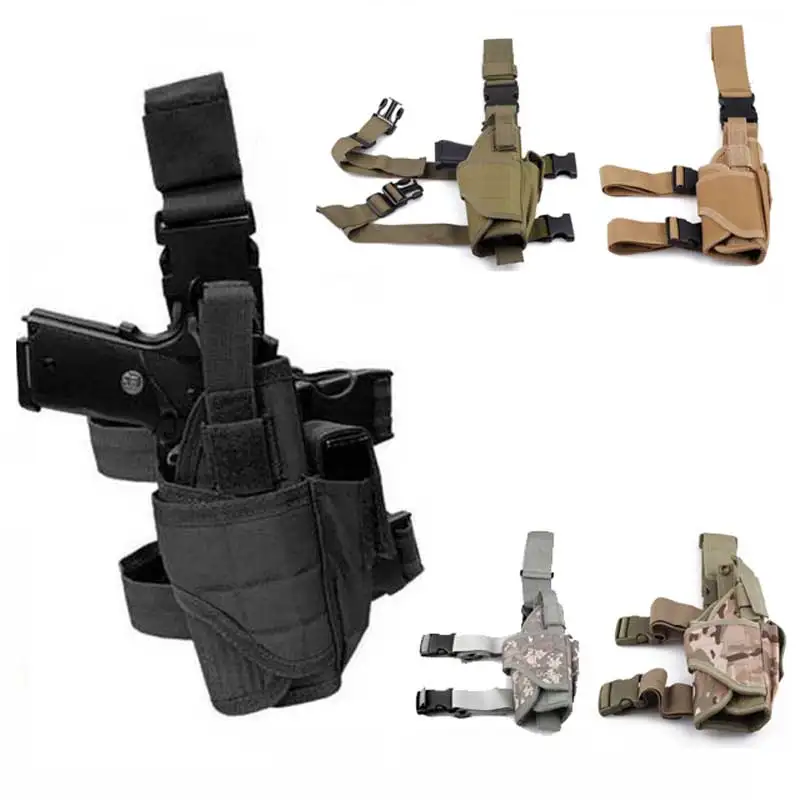 

Tactical Gun Holster Hunting Glock Revolver Gun Case Pistol Airsoft Glock Holster Pistolas Army De Leg Thigh Holster Equipment