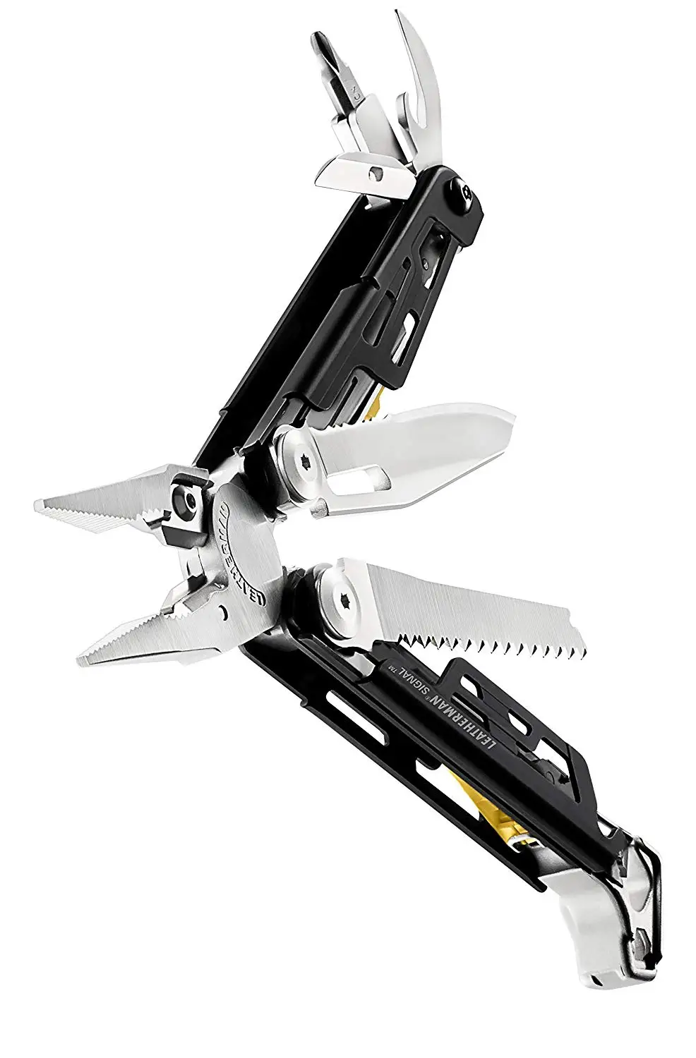 Imagem -02 - Couro-camping Multitool com Martelo e Apito de Emergência Sinal 10 Cores