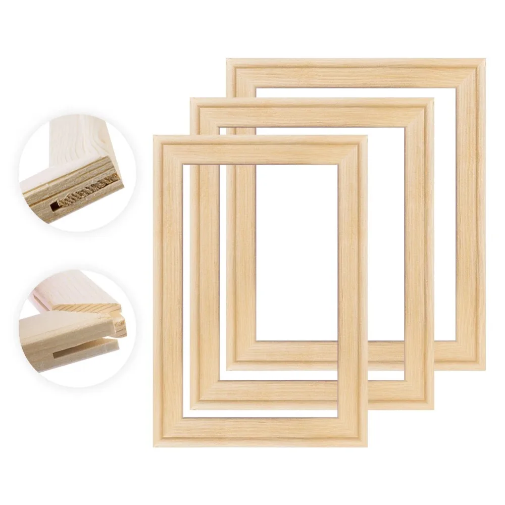 

40*50 cm Wooden Frame DIY Picture Frames 1pcs Stretcher Art Home Decor painting by numbers diamond embroidery handmade