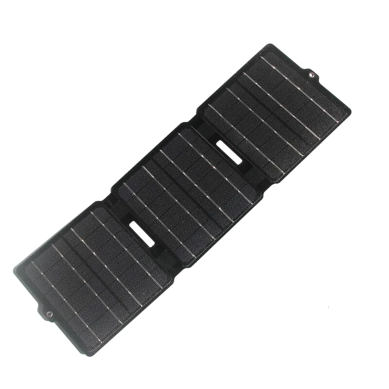 24 واط ETFE شاحن لوحة طاقة شمسية محمول شاحن بالطاقة الشمسية قابل للطي الهاتف المحمول/بنك الطاقة مخرج USB مزدوج