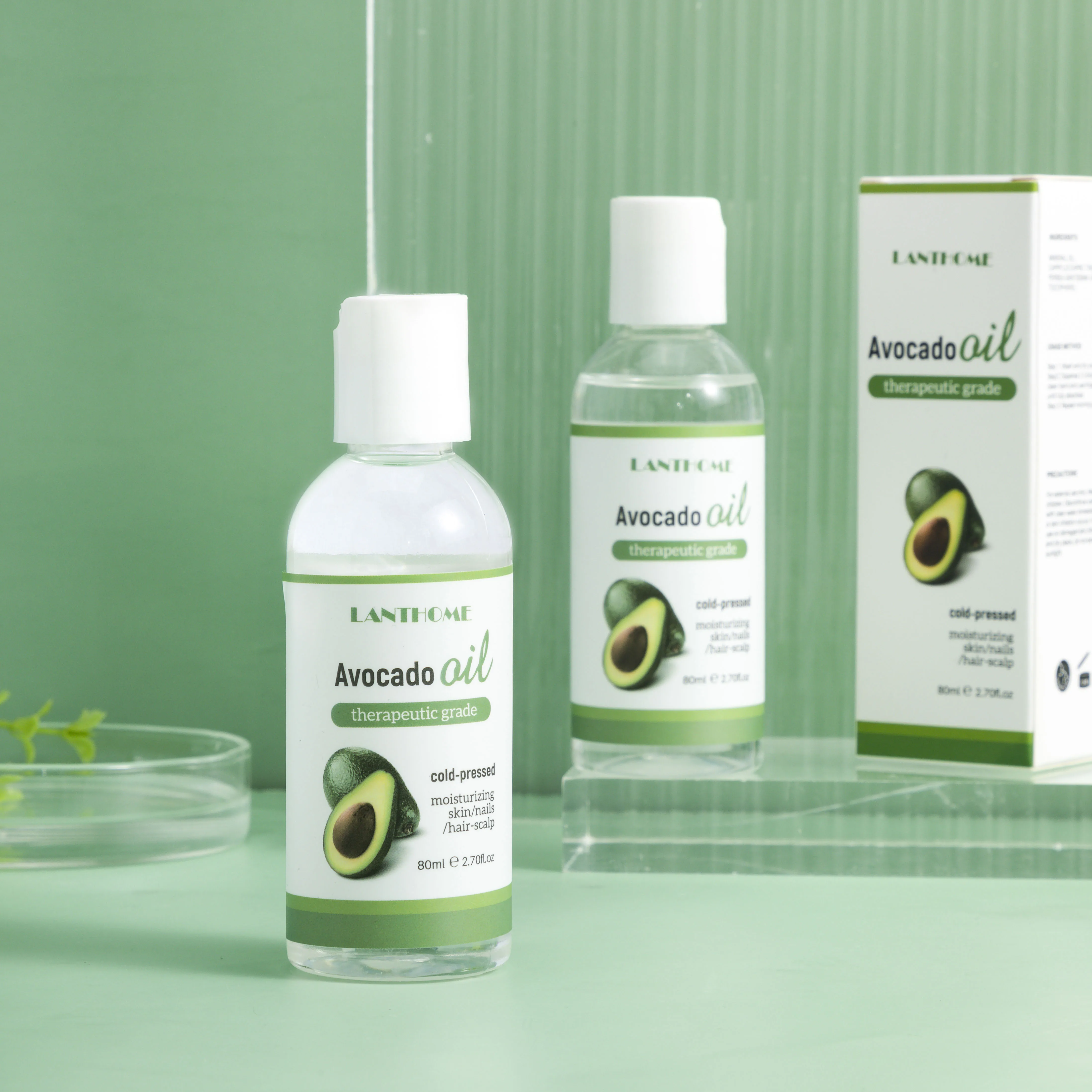 Lanthome New Avocado Oil Reduce Skin Damage Tighten Skin Reduce Wrinkles Anti-aging Moisturize Rejuvenate Skin 80ml