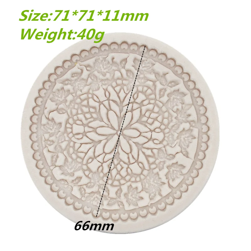 Silicone Mold Flower Resin Kitchen Baking Tool For DIY Cake Pastry Fondant Moulds Dessert Chocolate Lace Decoration Supplies