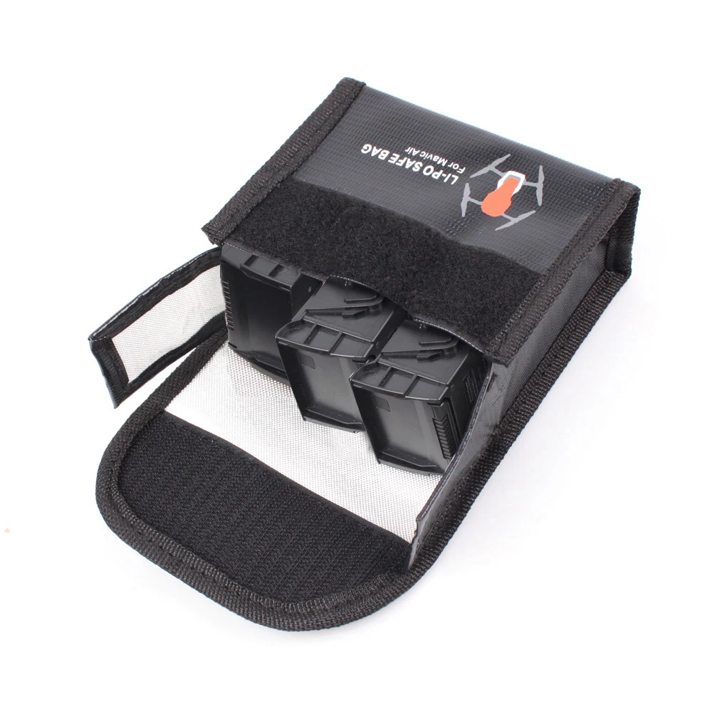 Lipo Safe Bag For DJI Mavic Air Battery Portable Safety Fireproof Bag Fire Retardant Badiatio Case for DJI Mavice Air Bateria