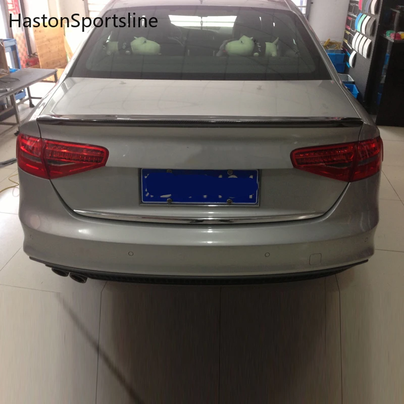 

Модифицированный спойлер для заднего багажника из углеродного волокна A4 B9 C для Audi A4 B9 2013 2014 2015