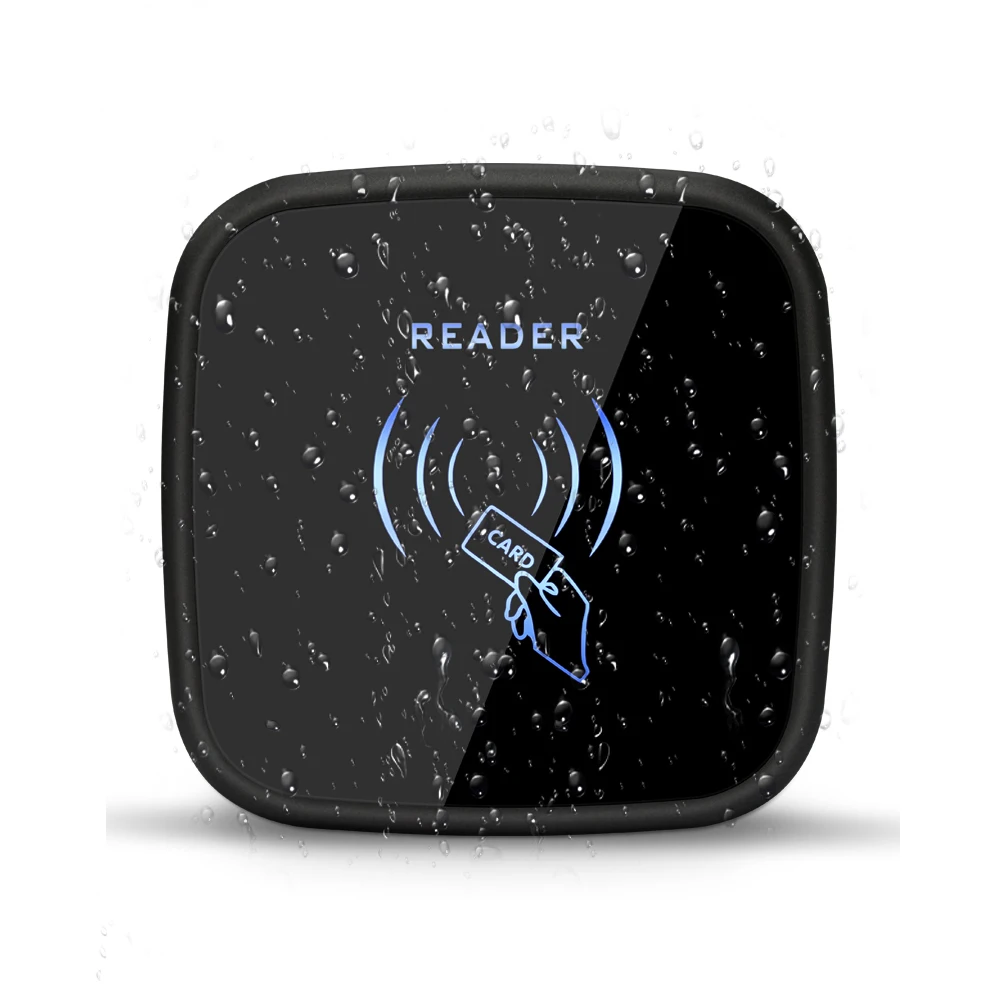 Uzun menzilli RFID kart okuyucu 125KHZ 13.56KHZ Wiegand26 yakınlık RFID kart erişim kontrolü okuyucu Wiegand26 çıkış IP68 su geçirmez