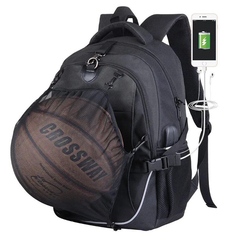 

Basketball Backpack School Bags For Teenager Boys Soccer Ball Pack Laptop Bag Football Net Gym Bag Outdoor Men's Sports Gym Bags